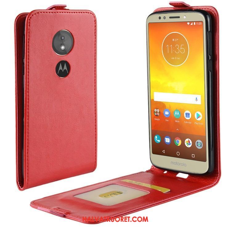 Moto G6 Play Kuoret Kotelo Puhelimen, Moto G6 Play Kuori Nahkakotelo Suojaus Braun