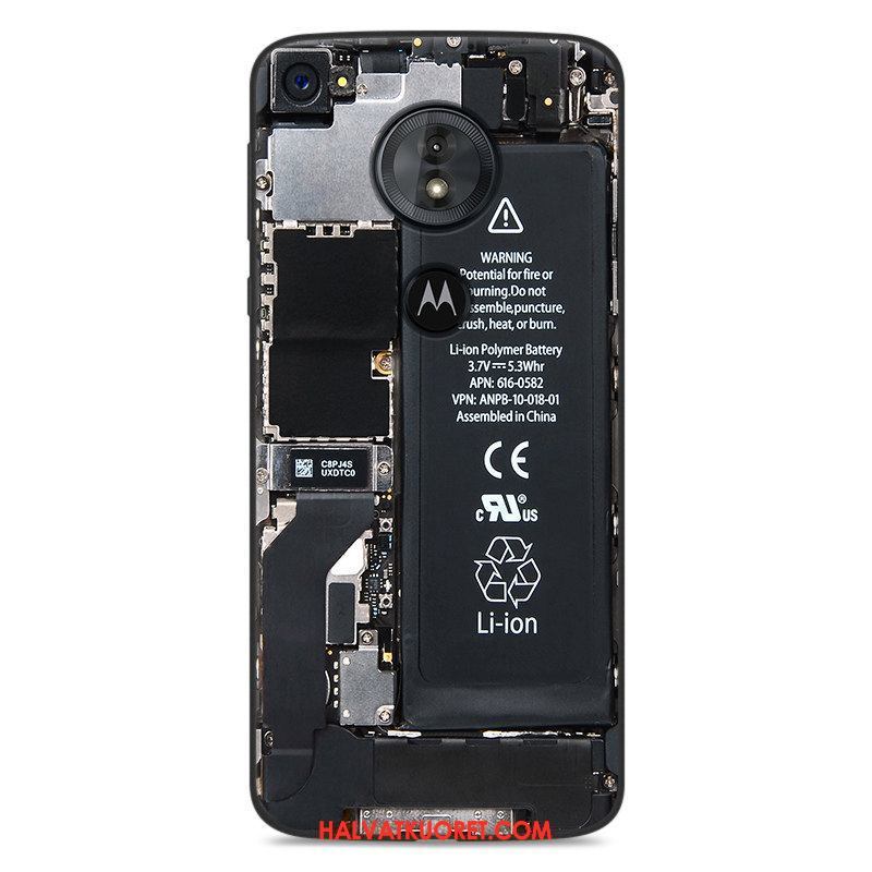 Moto G6 Play Kuoret Puhelimen Luova Silikoni, Moto G6 Play Kuori Punainen All Inclusive