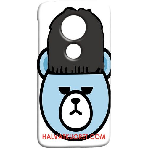 Moto G7 Play Kuoret Pesty Suede Suojaus Tuuli, Moto G7 Play Kuori Punainen Hip-hop