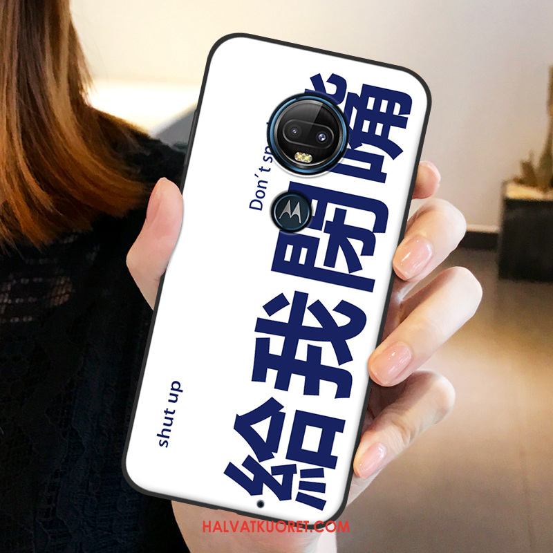 Moto G7 Plus Kuoret Puhelimen Suojaus Valkoinen, Moto G7 Plus Kuori Kotelo
