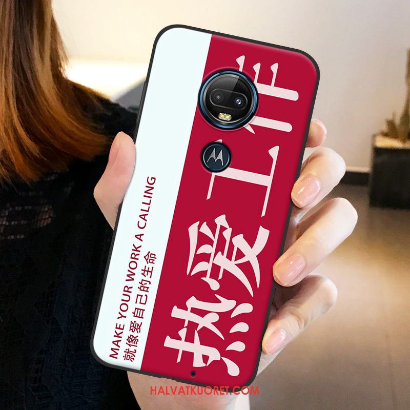 Moto G7 Plus Kuoret Puhelimen Suojaus Valkoinen, Moto G7 Plus Kuori Kotelo