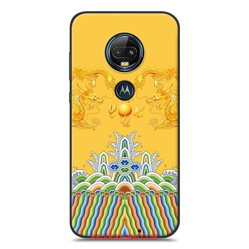 Moto G7 Plus Kuoret Silikoni Maalaus, Moto G7 Plus Kuori Jauhe Rakastunut