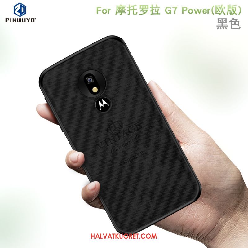 Moto G7 Power Kuoret Kotelo Sininen Eurooppa, Moto G7 Power Kuori All Inclusive Puhelimen