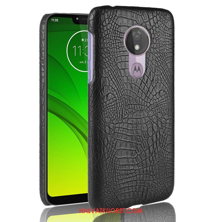 Moto G7 Power Kuoret Kotelo Suojaus, Moto G7 Power Kuori Musta Kova