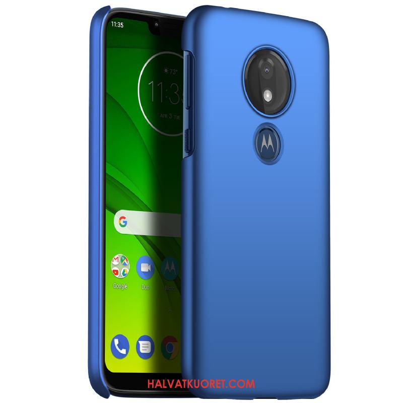 Moto G7 Power Kuoret Silkkinen Suojaus Kotelo, Moto G7 Power Kuori Kova Pesty Suede Beige