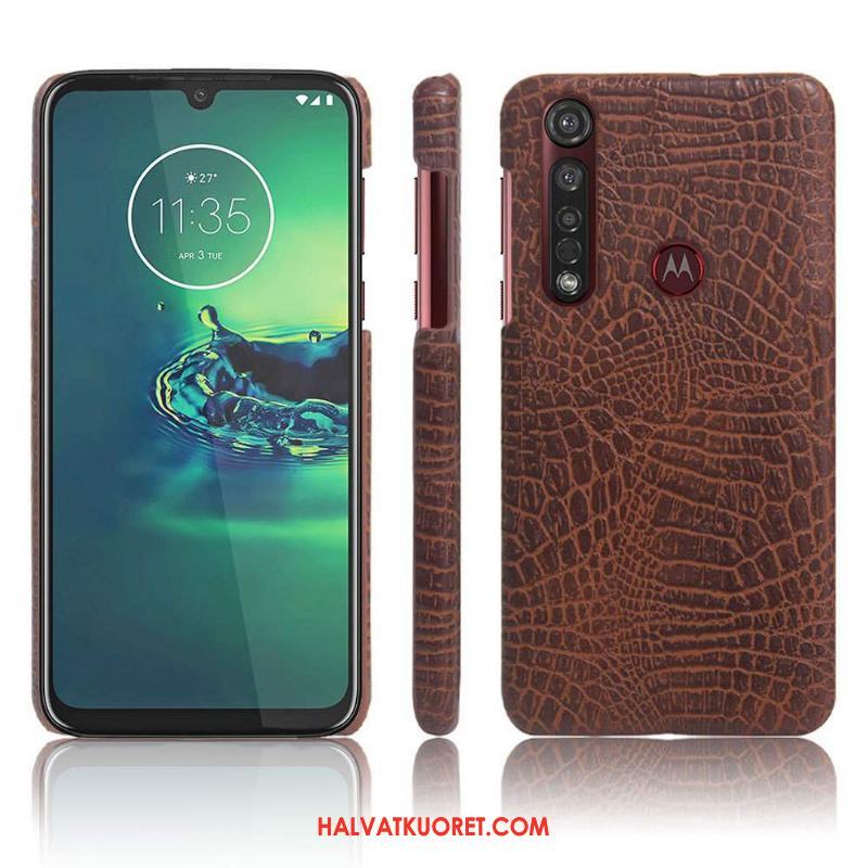 Moto G8 Plus Kuoret Nahka Pesty Suede Puhelimen, Moto G8 Plus Kuori Ultra Valo