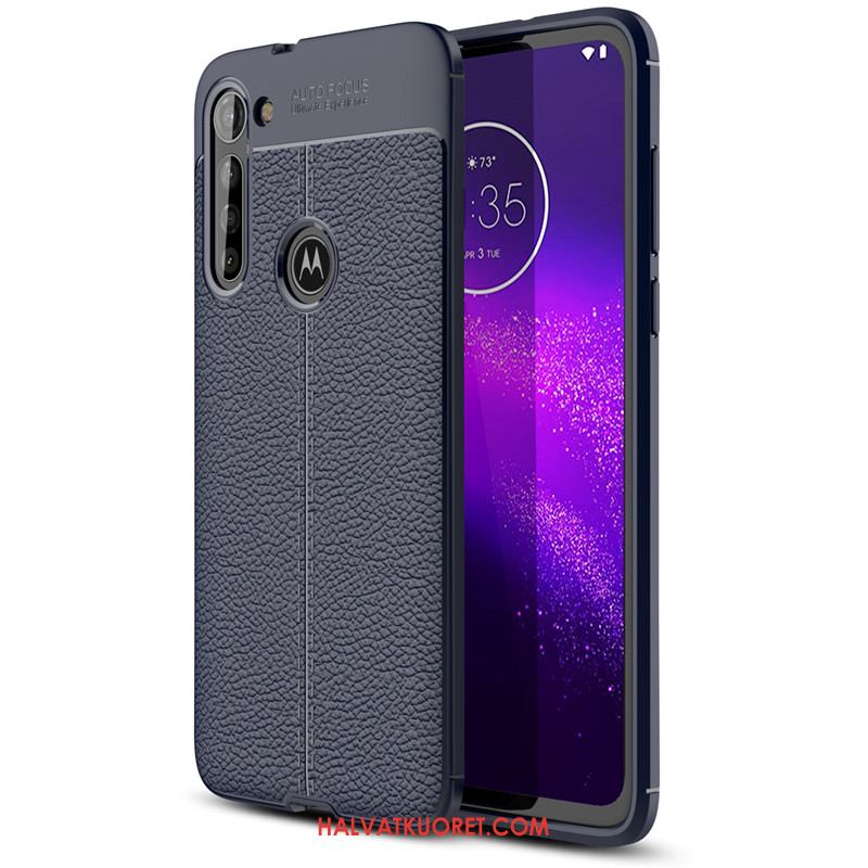 Moto G8 Power Kuoret All Inclusive Suojaus, Moto G8 Power Kuori Punainen Nahka