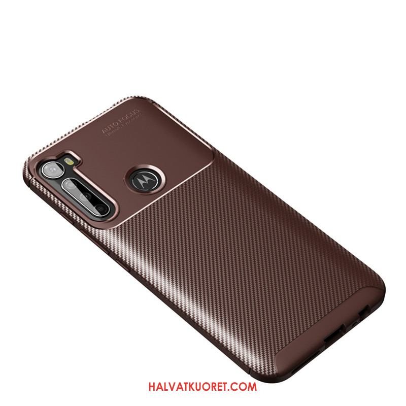 Moto G8 Power Kuoret Murtumaton Kukkakuvio Kuitu, Moto G8 Power Kuori Pehmeä Neste Liukumaton