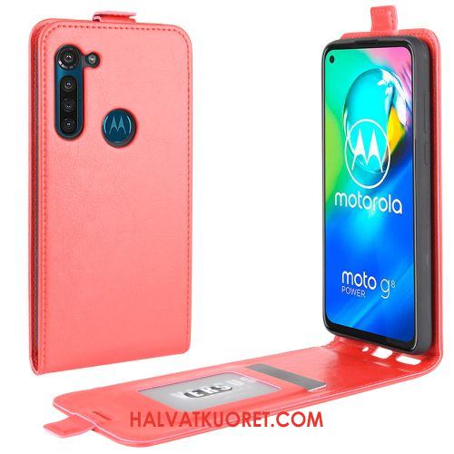 Moto G8 Power Kuoret Salkku Kortti Suojaus, Moto G8 Power Kuori Trendi Tuki