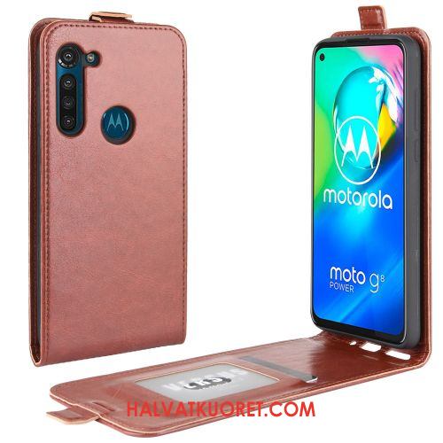 Moto G8 Power Kuoret Salkku Kortti Suojaus, Moto G8 Power Kuori Trendi Tuki