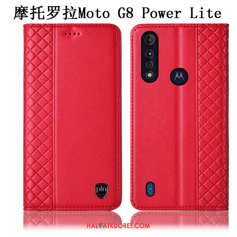 Moto G8 Power Lite Kuoret Puhelimen Murtumaton, Moto G8 Power Lite Kuori Suojaus Kotelo Braun