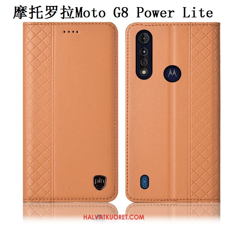 Moto G8 Power Lite Kuoret Puhelimen Murtumaton, Moto G8 Power Lite Kuori Suojaus Kotelo Braun