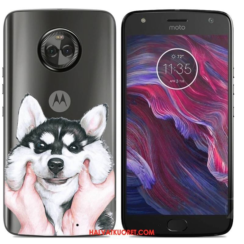 Moto X4 Kuoret Pehmeä Neste Sarjakuva, Moto X4 Kuori Kotelo Jauhe