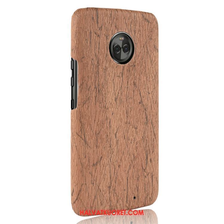 Moto X4 Kuoret Valo Puulajit Kova, Moto X4 Kuori Suojaus Kotelo Braun