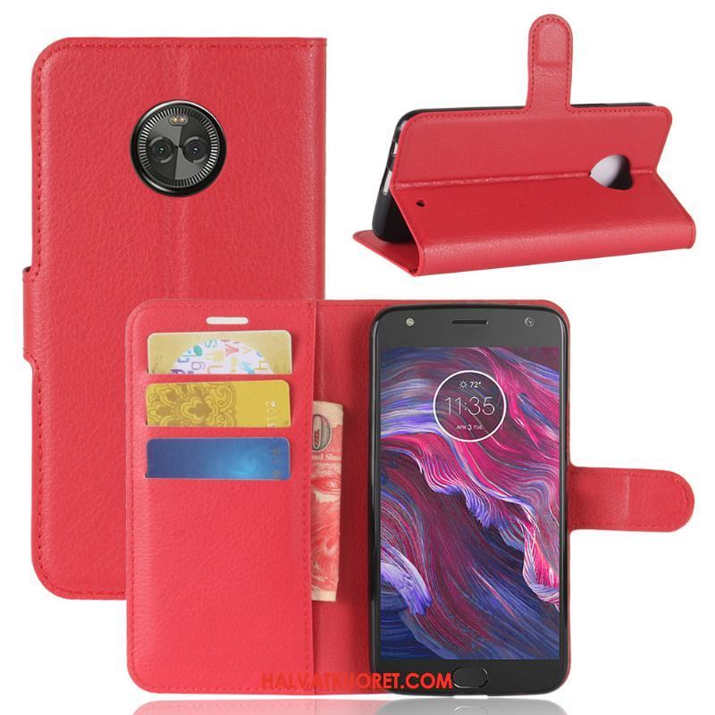 Moto X4 Kuoret Vihreä Kortti Salkku, Moto X4 Kuori Kotelo Puhelimen