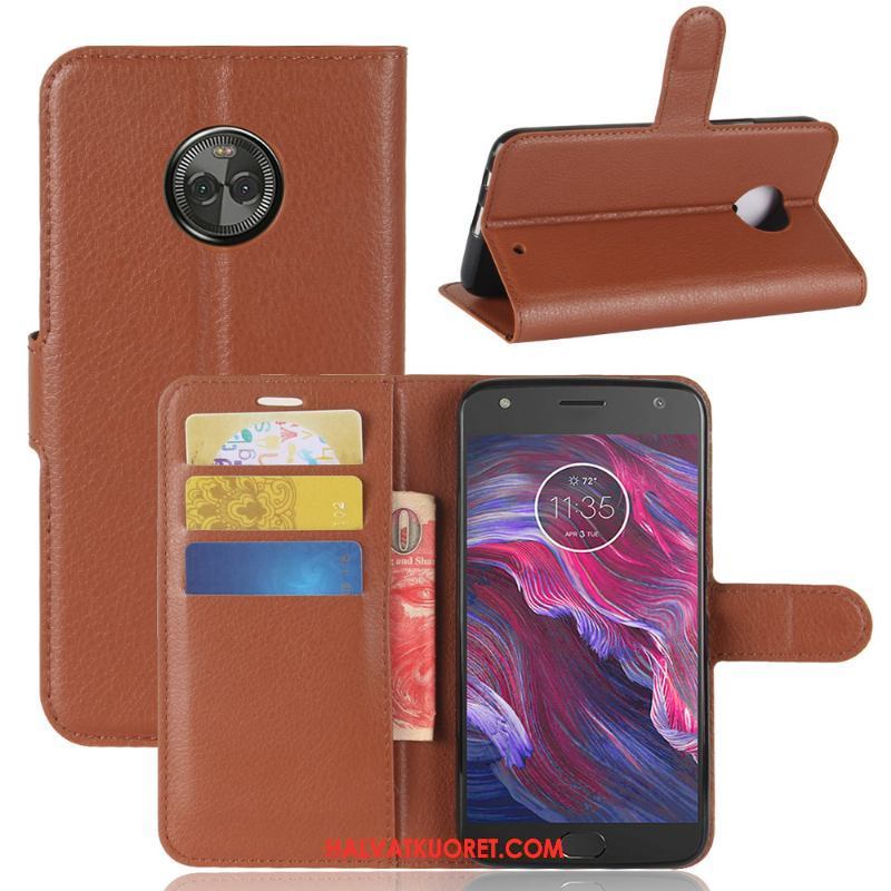 Moto X4 Kuoret Vihreä Kortti Salkku, Moto X4 Kuori Kotelo Puhelimen