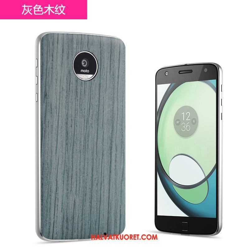Moto Z2 Play Kuoret Puulajit Takakansi, Moto Z2 Play Kuori Punainen Hopea