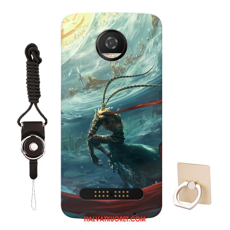 Moto Z3 Play Kuoret Malli Luova Sarjakuva, Moto Z3 Play Kuori Muokata Sininen