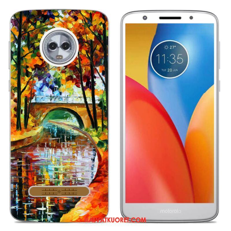 Moto Z3 Play Kuoret Silikonikuori Kotelo, Moto Z3 Play Kuori Suojaus Monivärinen Beige