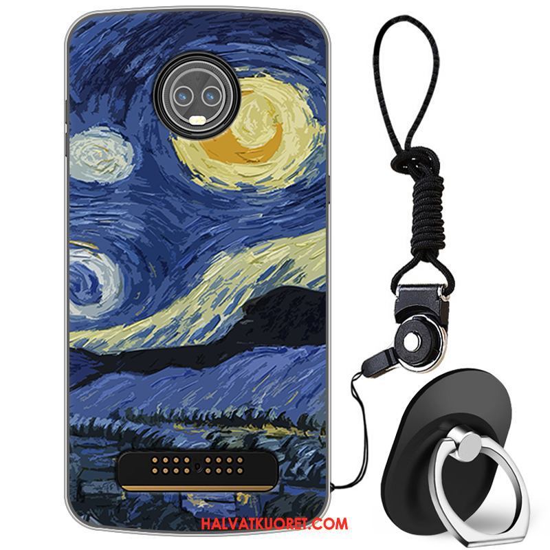 Moto Z3 Play Kuoret Suojaus Sininen Murtumaton, Moto Z3 Play Kuori All Inclusive Tide-brändi