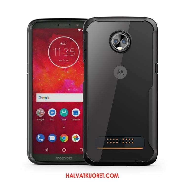 Moto Z3 Play Kuoret Yksinkertainen Suojaus, Moto Z3 Play Kuori Murtumaton All Inclusive