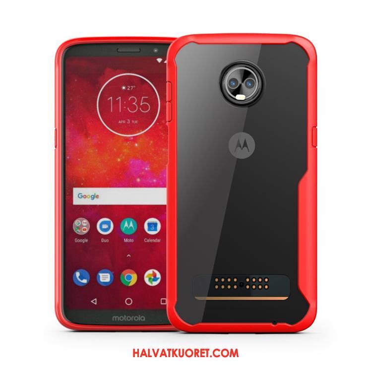 Moto Z3 Play Kuoret Yksinkertainen Suojaus, Moto Z3 Play Kuori Murtumaton All Inclusive