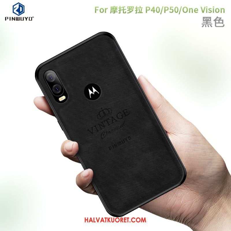 Motorola One Vision Kuoret Kotelo Puhelimen Hemming, Motorola One Vision Kuori Suojaus Braun