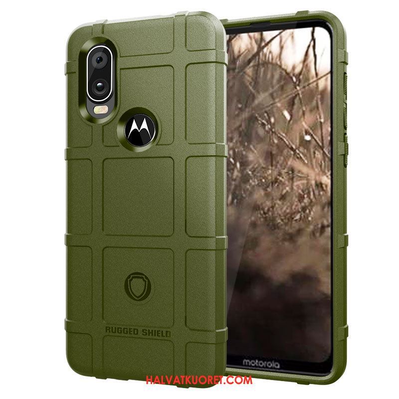 Motorola One Vision Kuoret Pehmeä Neste 说 Suojaus, Motorola One Vision Kuori Pesty Suede