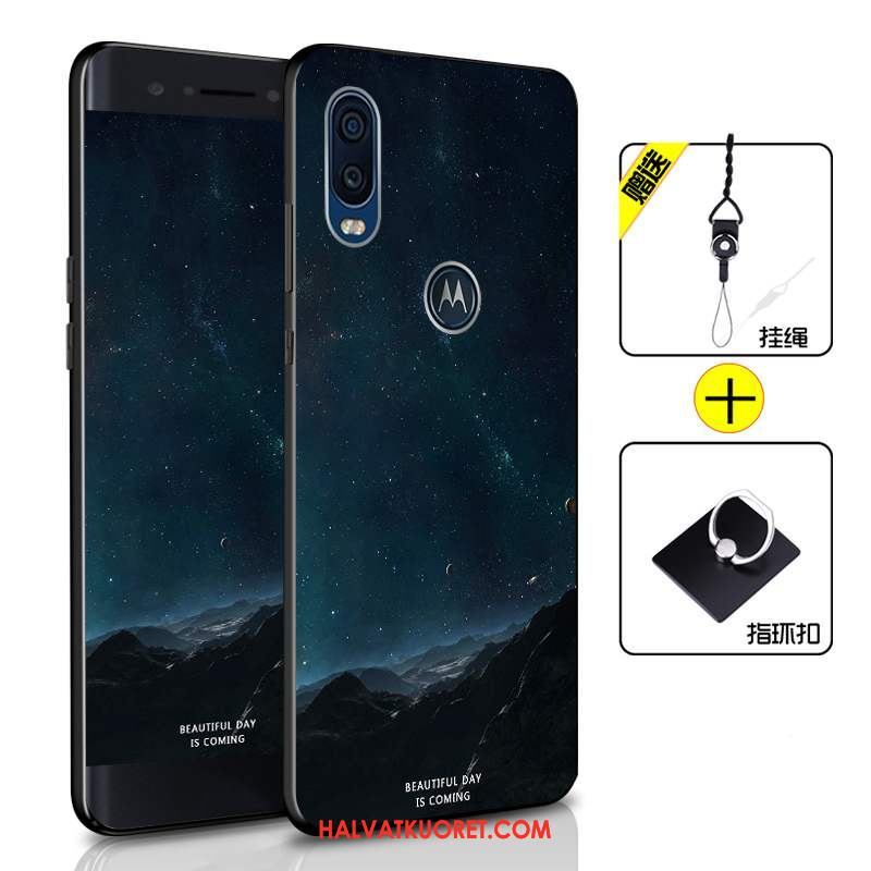 Motorola One Vision Kuoret Vihreä Suojaus Puhelimen, Motorola One Vision Kuori Kotelo Pehmeä Neste