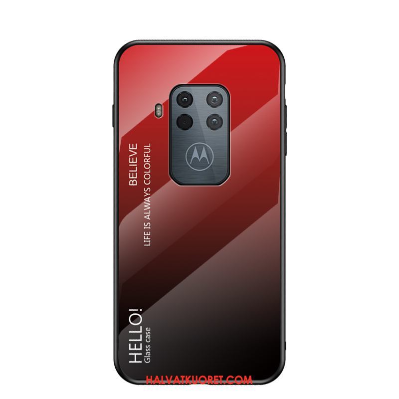 Motorola One Zoom Kuoret Kaltevuus Kotelo Net Red, Motorola One Zoom Kuori Suojaus