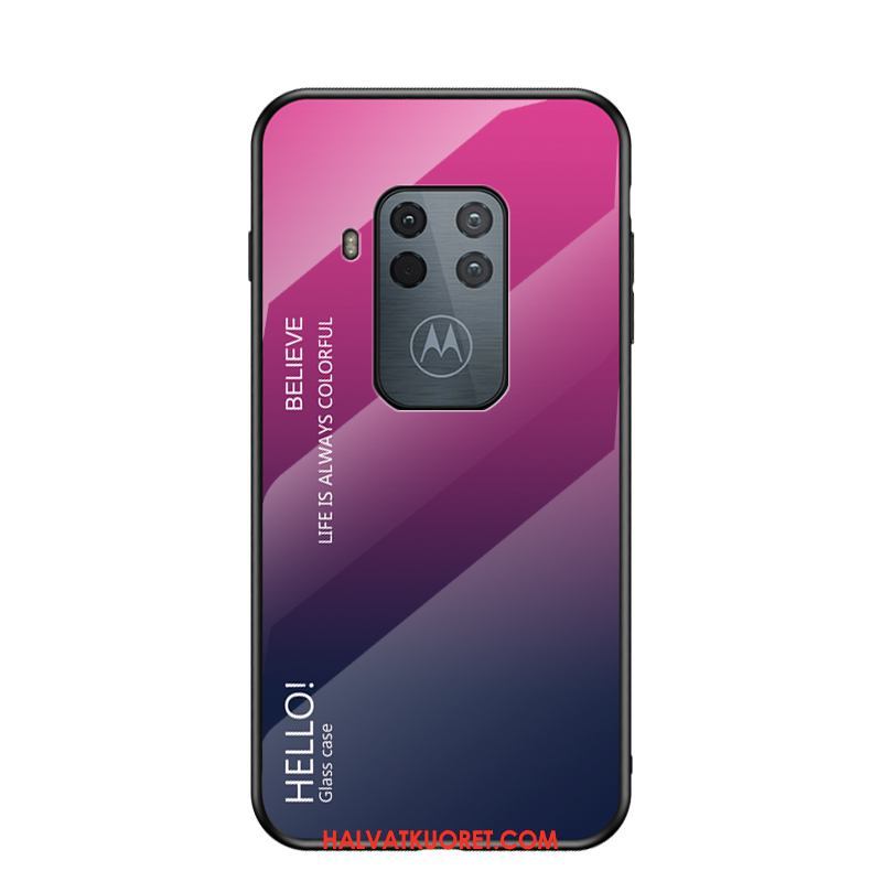 Motorola One Zoom Kuoret Kaltevuus Kotelo Net Red, Motorola One Zoom Kuori Suojaus