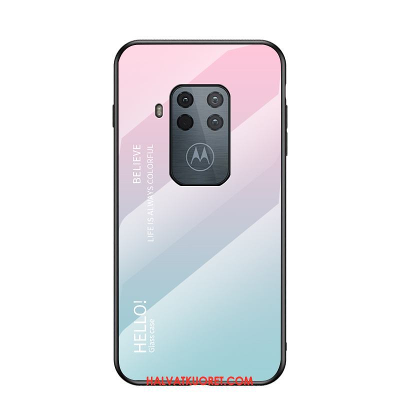 Motorola One Zoom Kuoret Kaltevuus Kotelo Net Red, Motorola One Zoom Kuori Suojaus