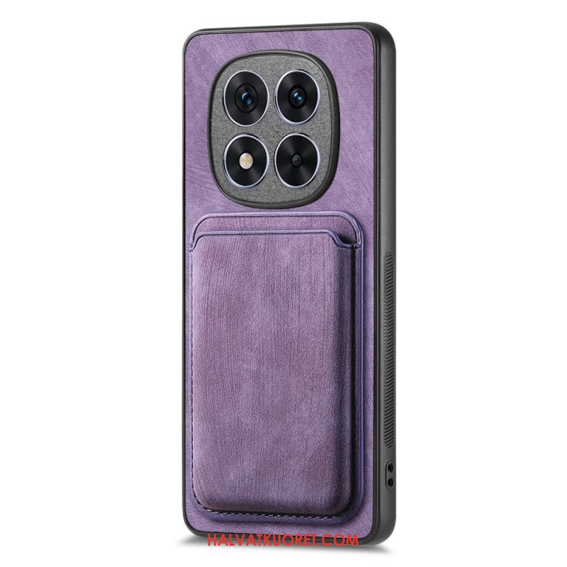 Nahkaefektiirrotettava Korttikotelo