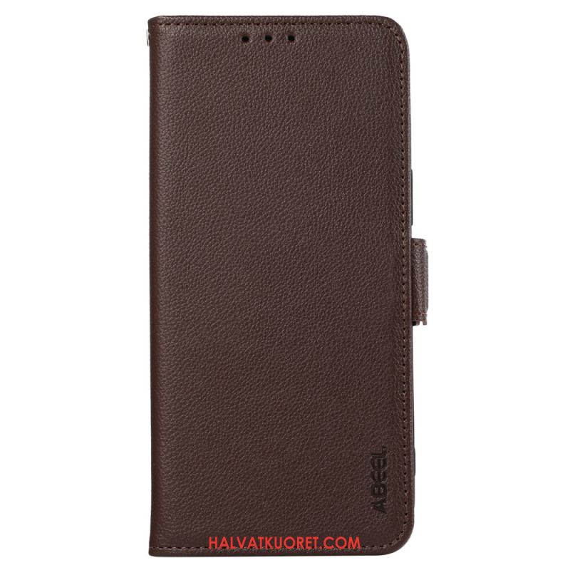 Nahkakotelo Oneplus 13r Paistettua Nahkaa