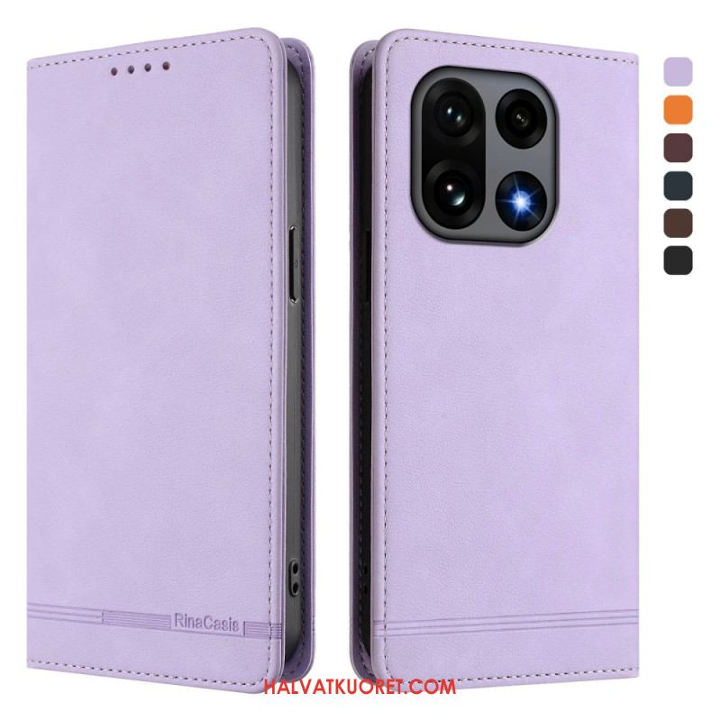 Nahkakotelo Oneplus 15 Ensiluokkainen Rfid-muotoilu Suojakuori