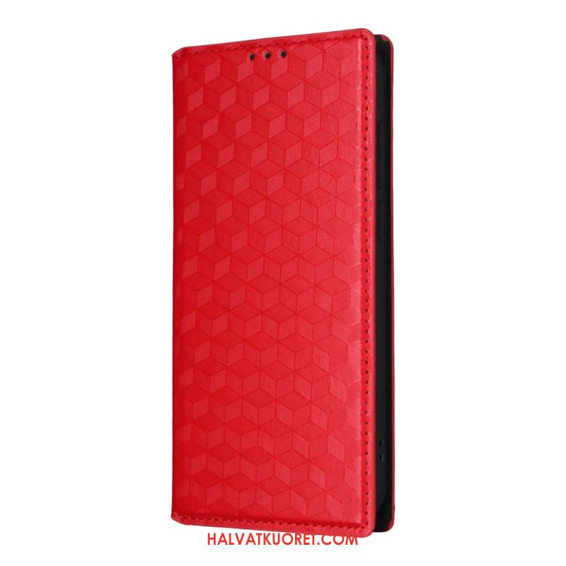 Nahkakotelo Oneplus 15 Timanttikuvio