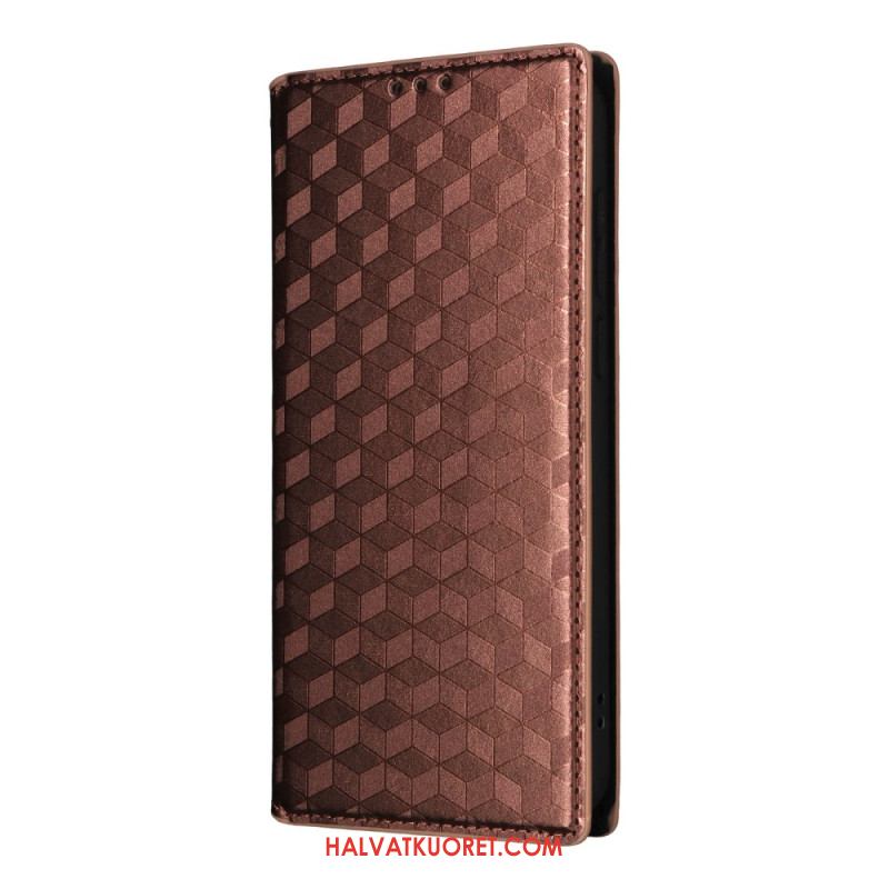 Nahkakotelo Oneplus 15 Timanttikuvio