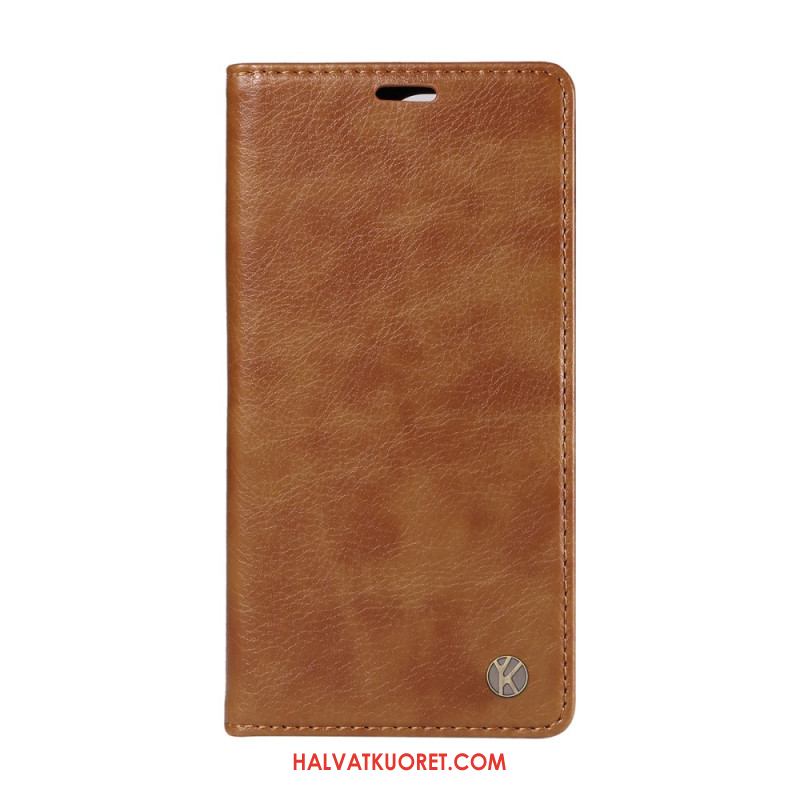 Nahkakotelo Oneplus 15 Vintage Yikatu