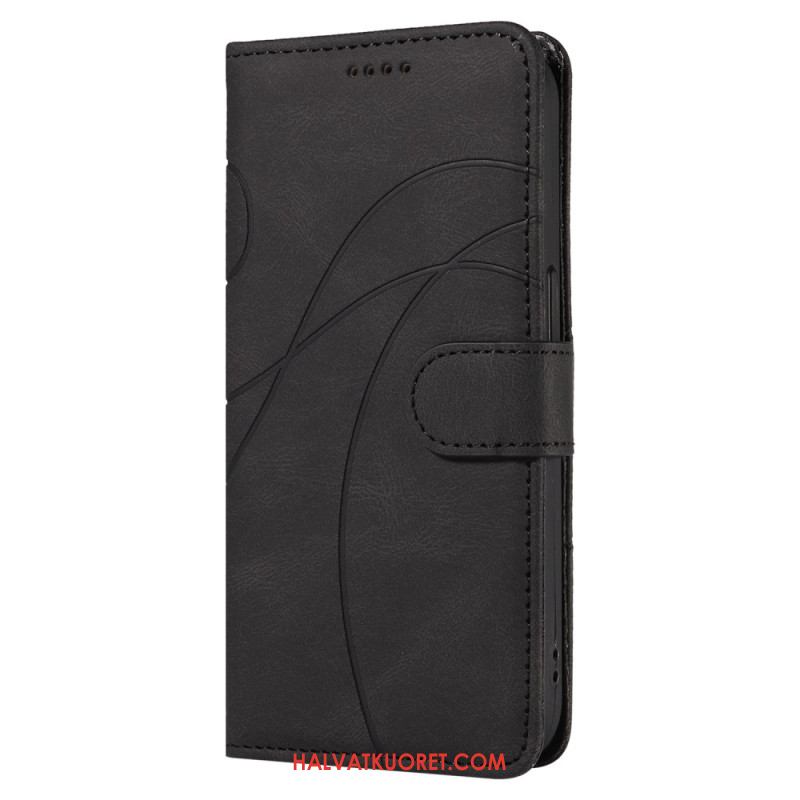 Nahkakotelo Oneplus Nord 4 Aaltoileva Viiva