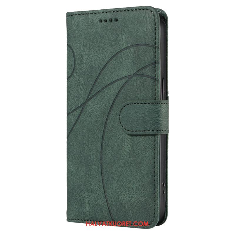 Nahkakotelo Oneplus Nord 4 Aaltoileva Viiva