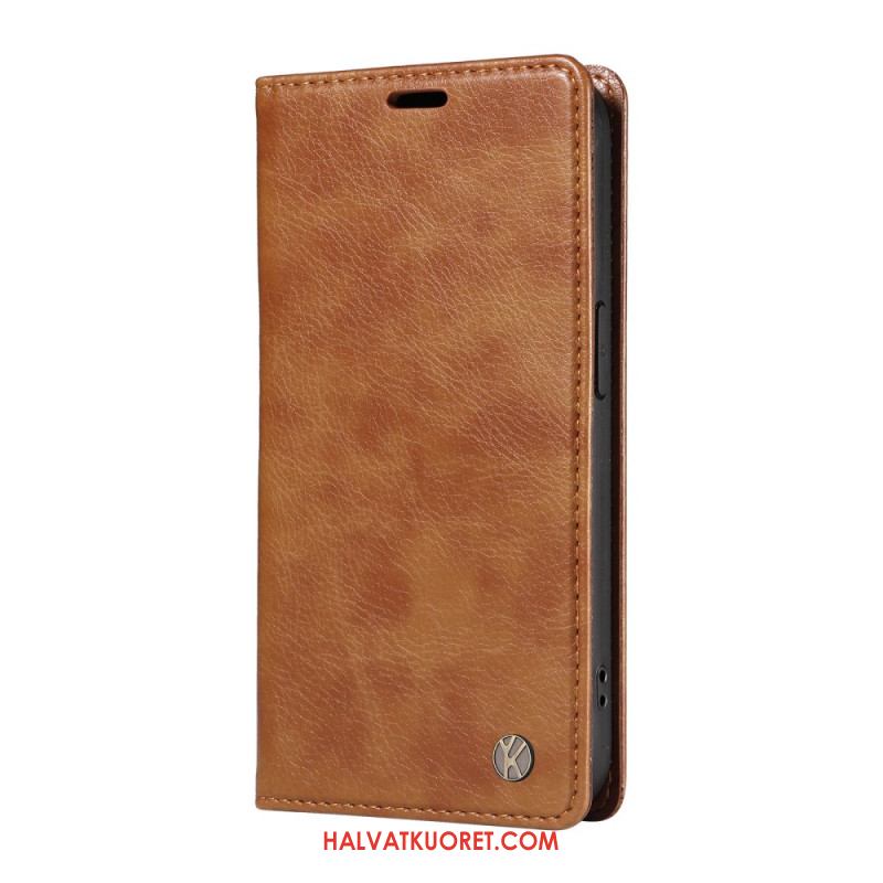 Nahkakotelo Oneplus Nord 4 Retro Yikatu Suojakuori