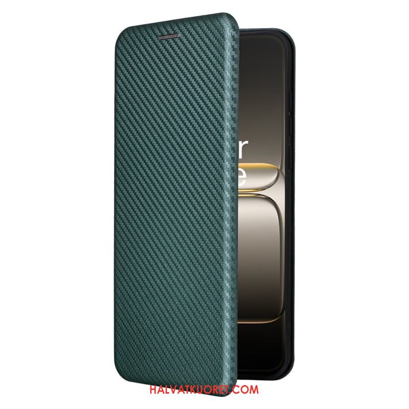 Nahkakotelo Oneplus Nord 5 Hiilikuitu