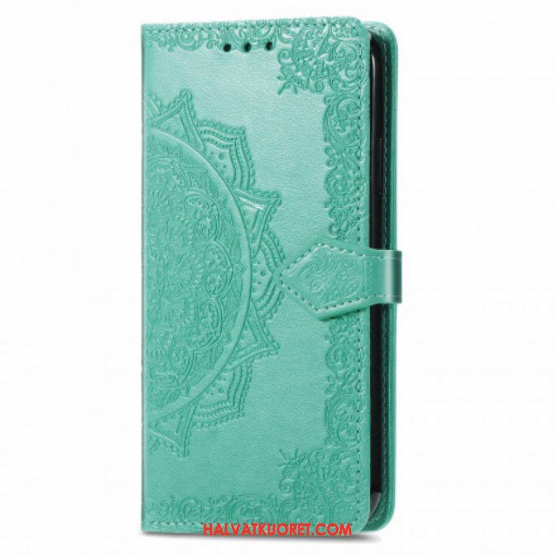 Nahkakotelo Oppo A94 5G Mandala Keskiaika