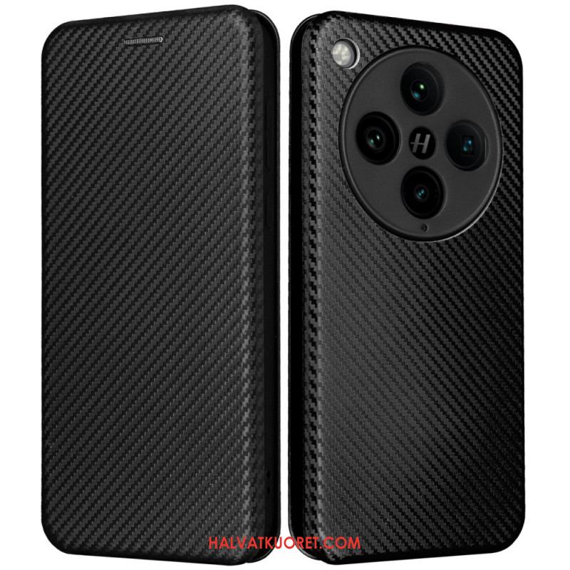Nahkakotelo Oppo Find X8 Pro Hiilikuitu
