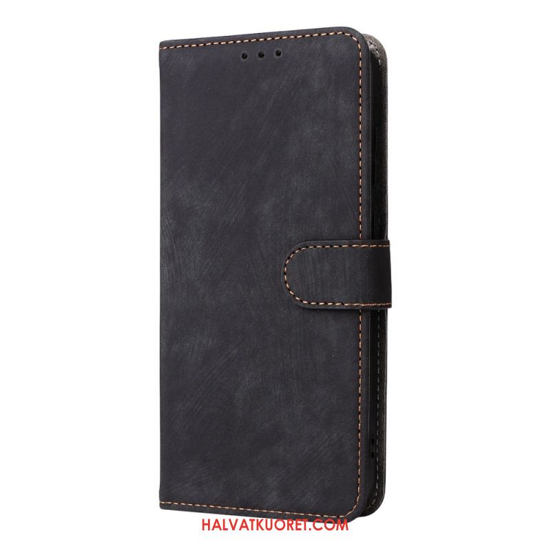 Nahkakotelo Oppo Find X9 5g Mokkanahkakuvio Hihnalla