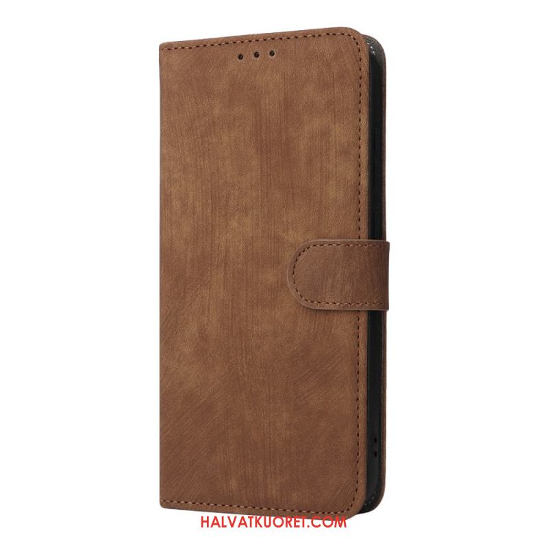 Nahkakotelo Oppo Find X9 5g Mokkanahkakuvio Hihnalla