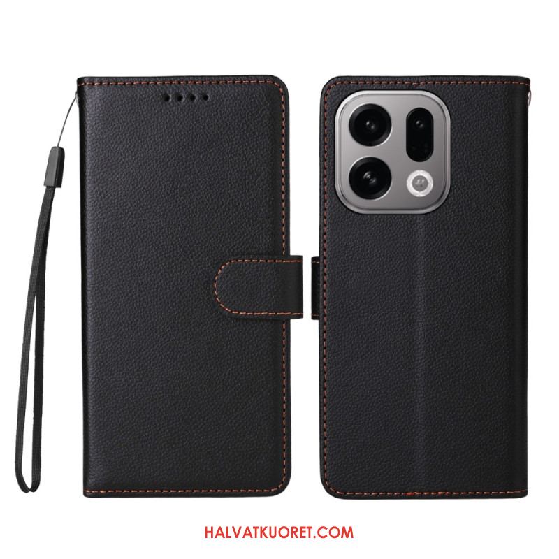 Nahkakotelo Oppo Find X9 5g Rfid-suojattu