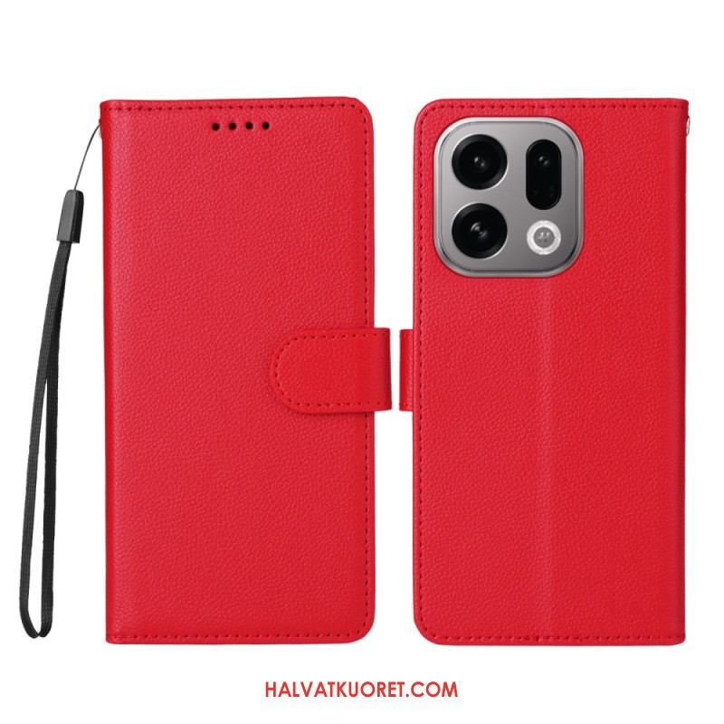 Nahkakotelo Oppo Find X9 5g Rfid-suojattu