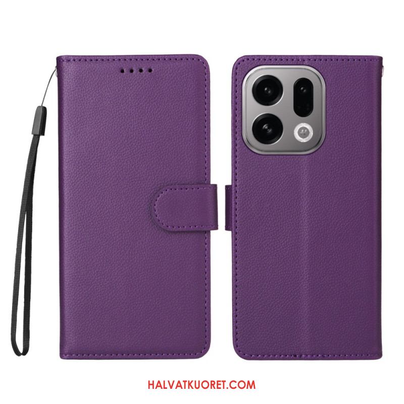 Nahkakotelo Oppo Find X9 5g Rfid-suojattu