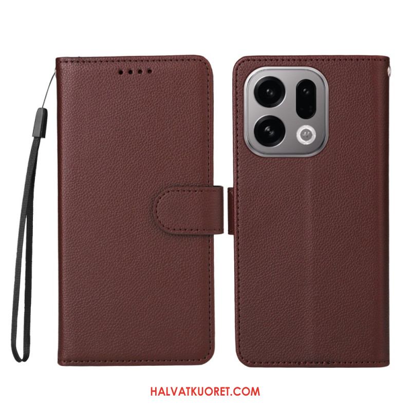 Nahkakotelo Oppo Find X9 5g Rfid-suojattu